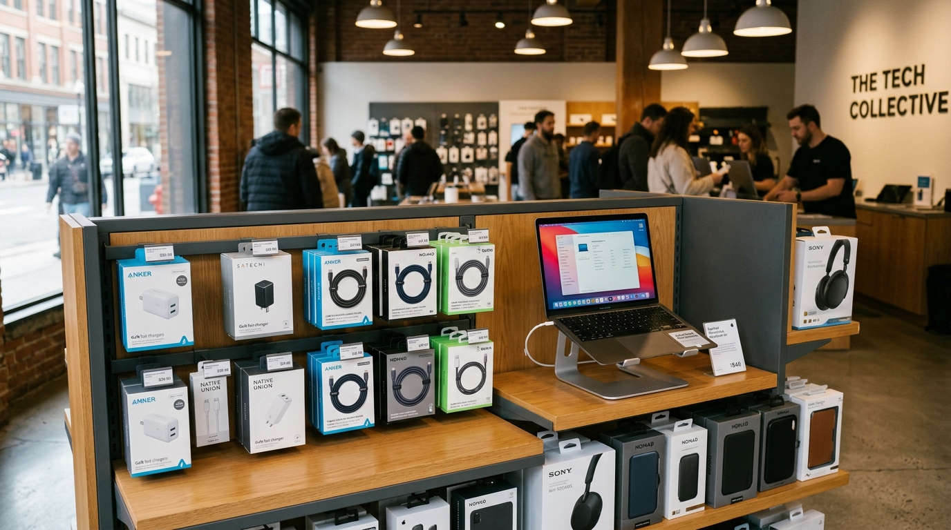 Cargadores certificados, cables reforzados y laptops reacondicionadas Tech Jasa